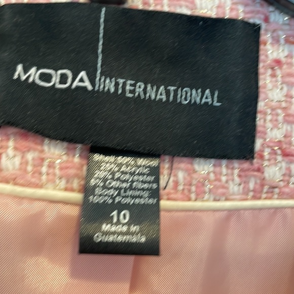 MODA size 10 pink ladies coat - Picture 3 of 3